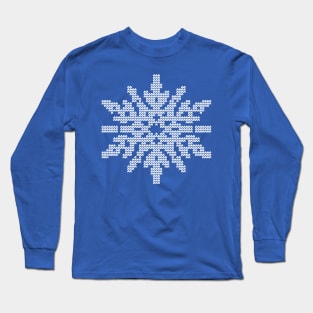 Snowflake Christmas Sweater Long Sleeve T-Shirt